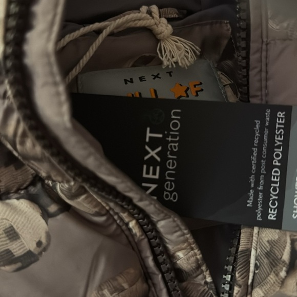 New
Brown Bear Print Shower Resistant Padded Puffer Coat - Picture 6 of 6